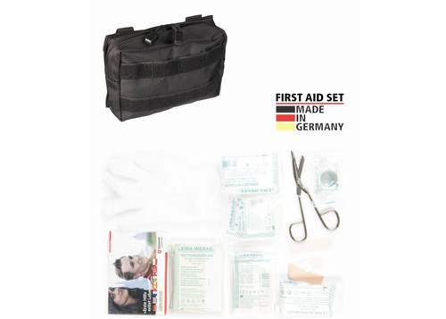 MIL-TEC BLACK 25-PC. FIRST-AID SET NEW