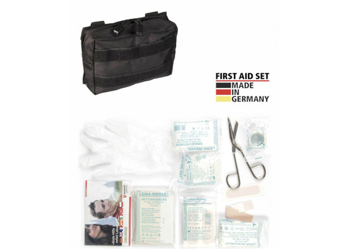 MIL-TEC BLACK 25-PC. FIRST-AID SET NEW