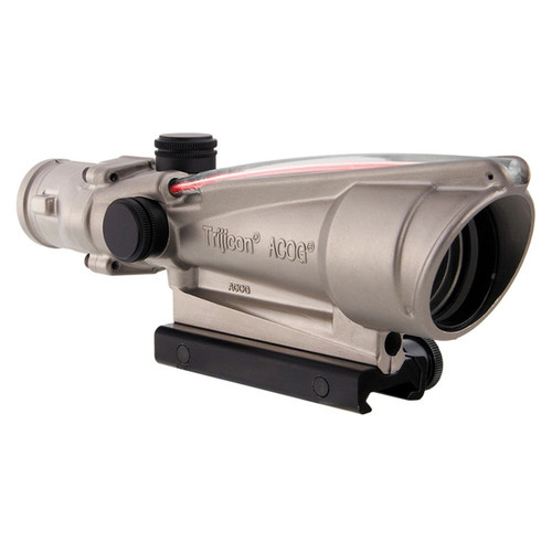 Trijicon 100204 3.5x35 ACOG NiB Nickel Boron Dual Illuminated Red Crosshair .223 Riflescope