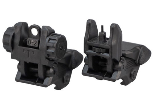 AR-15 Flip-up Sight Set for Picatinny Weaver Rail