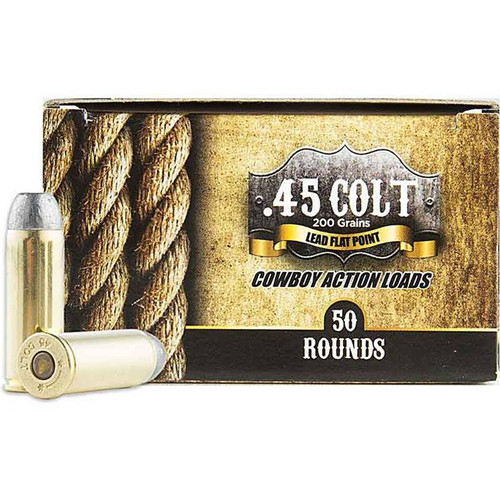 American Cowboy .45 Long Colt 200GR Lead Flat-Nose 50rds