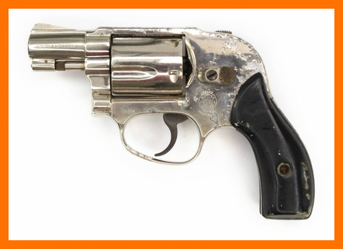 S&W 38 Revolver, .38 Special, 2" Barrel, Nickel-