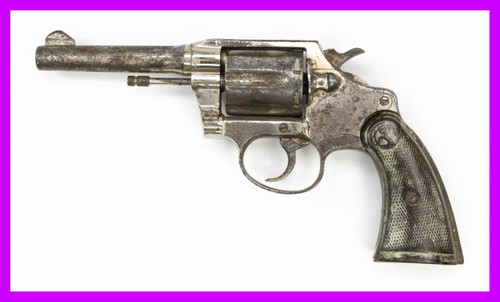 Colt Police Positive Revolver, .38 Special, 4 Barrel, Fixed Sights, Nickel8320