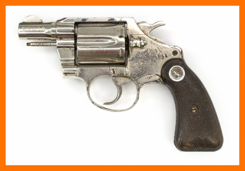 Colt Cobra Revolver, .38 Special, 2" Barrel, Nickel