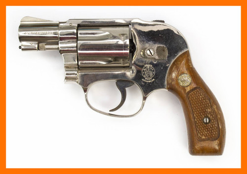 S&W 38 Airweight Revolver, .38 Special, 1 7/8" Barrel,  Nickel
