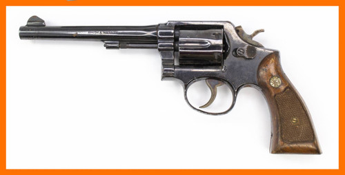 S&W 10-5 Revolver, .38 Special, 6" Barrel, Blued