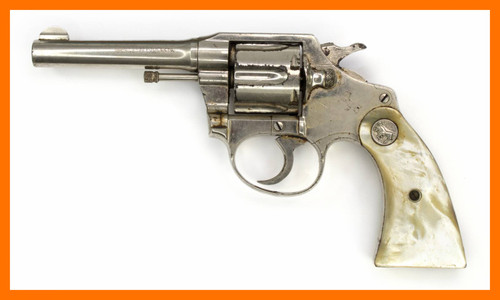 Colt Revolver C&R Police .32 Police 4 Barrel, Nickel