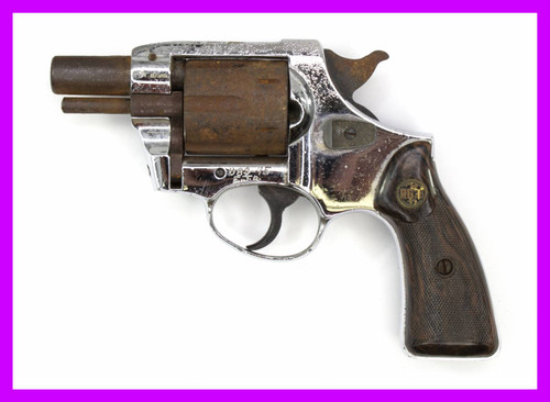 Rohm RG38 Revolver, .38 Special, 2 Barrel, Two-Tone Chrome