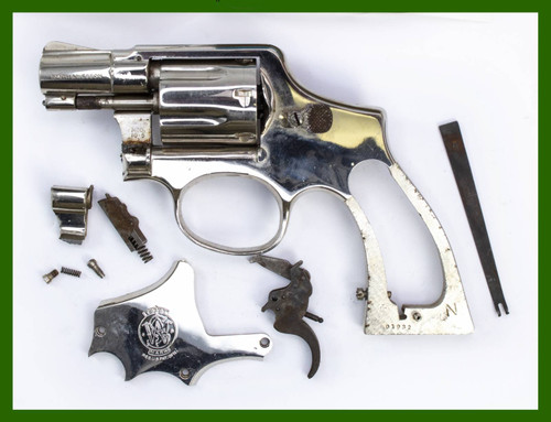 S&W 10-5 Revolver, .38 Special, 2 Barrel, Nickel