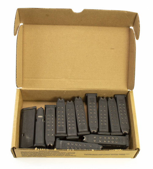 12 Glock 19 15rd 9mm Magazines USED