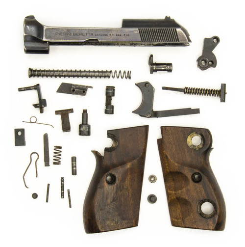 Beretta M70 7.65MM Parts Kit Worn Finish, Wood Grips