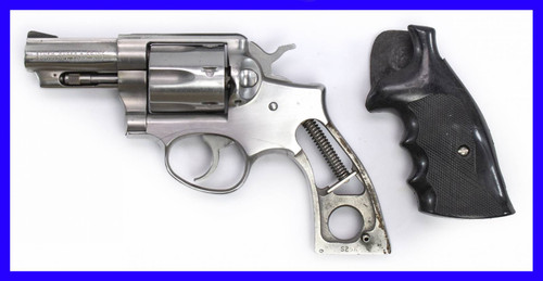 RUGER POLICE SERVICE SIX 357 MAG 2.75 BARREL STAINLESS STEEL REVOLVER-USED