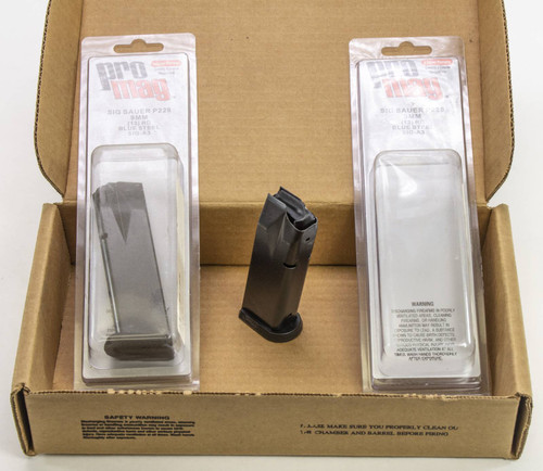 2 NEW PROMAG 9MM 13RD SIG P228 BLUE