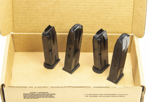 4 USED 9MM 12RD MAGS