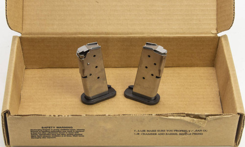 2 USED/LIKE NEW BERETTA 9MM 6RD MAGS
