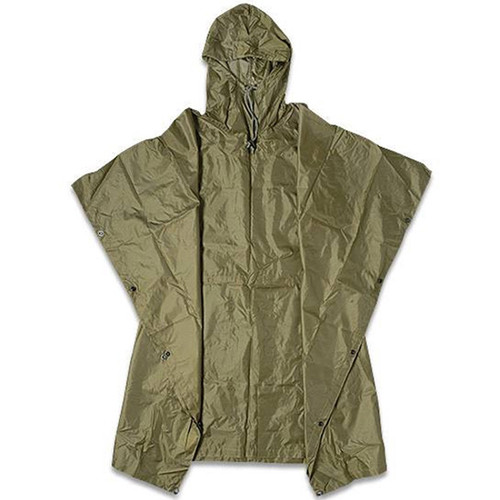 MIL-TEC Ripstop Wet Weather Poncho in OD Green (New) - Centerfire Systems