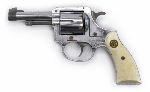 Rohner Sportwaffen Pic Revolver, .32 Long,  3" Barrel, Nickel