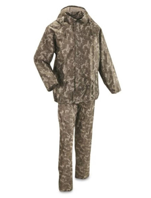 MIL-TEC® AT-DIGITAL CAMO WET WEATHER SUIT NEW - XL