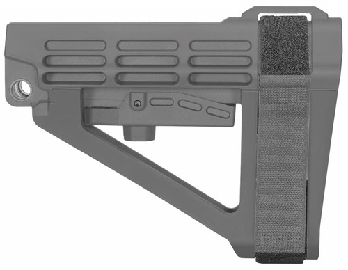 SB Tactical SBA4X03MSB SBA4 X Synthetic Stealth Gray 5-Position Adjustable for AR-Platform (Tube Not Included)
