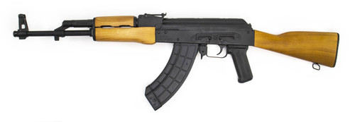 Romanian WASR-10 7.62x39mm AKM Hardwood Stock, No muzzle brake, Certified Used.