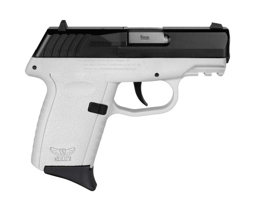 SCCY Industries CPX-2 Gen 3, 3.1" Barrel, 9mm Luger Pistol White/Black