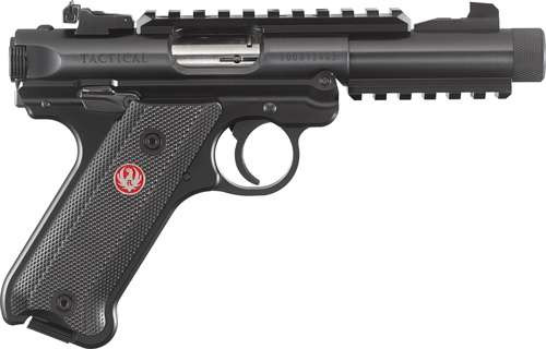 Ruger 40150 Mark IV Tactical 22 LR 4.40 10+1 Black Oxide Black Checkered Polymer Threaded Barrel