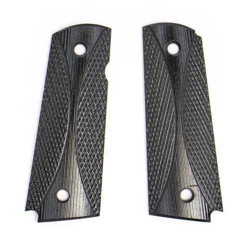 1911 Plastic Micarta Hour Glass Grip Set - Warped