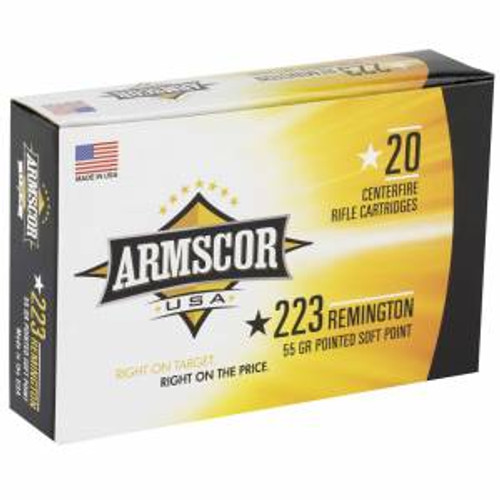 Armscor AC2232N Rifle  223 Rem 55 gr PSP Interlock BT 20 Bx/ 50 Cs