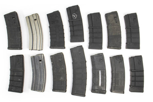 14 Used Mags:  Colt, Thermold, ProMag, Tapco, Lancer, IMI Defense