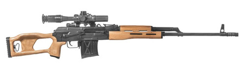Romanian Cujir Manufactured PSL 7.62x54R with 10rd Steel Magazine - 24.50 Barrel - Russian PO 4x24 Optic - Certified Used