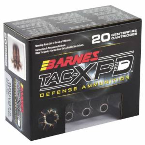 Barnes Bullets 21551 TAC-XPD 9mm Luger +P 115 gr Barnes TAC-XP Lead Free 20 Bx/ 10 Cs