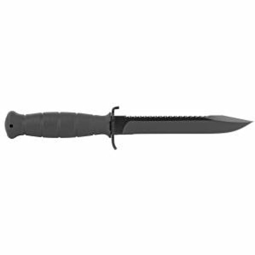 Glock KB17281 Field Knife FM 81 6.50 Clip Point Plain Phosphate-Treated HRC55  Spring Steel Polymer Black Handle Fixed