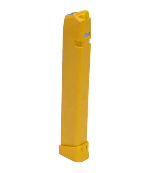 Glock Compatible 9mm 33rd YELLOW Reinforced Steel Lined Polymer Magazine
