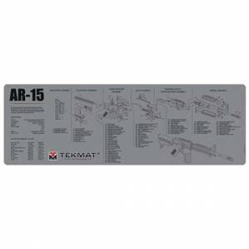 TekMat TEKR36AK47GY Original Cleaning Mat  AK-47 Parts Diagram 12 x 36 Gray