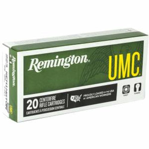Remington Ammunition L223R3 UMC  223 Rem 55 gr Full Metal Jacket (FMJ) 20 Bx/ 10 Cs