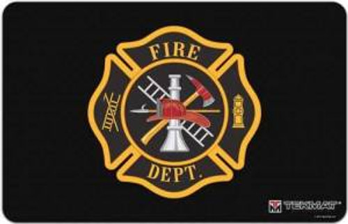 TEKMAT ARMORERS BENCH MAT 11X17 FIREMANS SHIELD