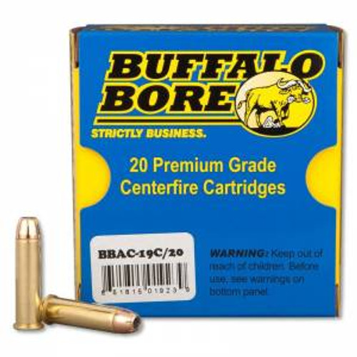 Buffalo Bore Ammunition 19C/20 Heavy  357 Mag 158 gr Jacketed Hollow Point (JHP) 20 Bx/ 12 Cs