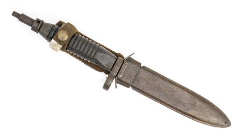 G3 Bayonet w/Scabbard - Good - Curved Handle