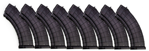 AK-47 7.62x39 30rd Polymer Magazine (Some Fitting may be Required) - 8 Pack