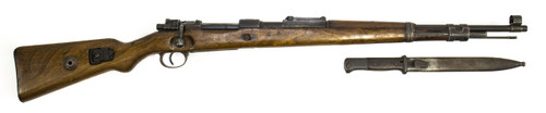 German Kar98k M937B 8mm WWII (Portuguese Contract) Mauser - Matching Bayonet and Serial Number F4452