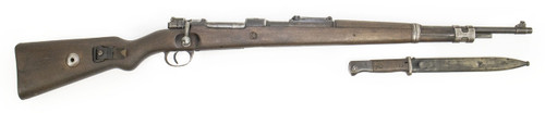 German Kar98k M937B 8mm WWII (Portuguese Contract) Mauser - Matching Bayonet and Serial Numbers