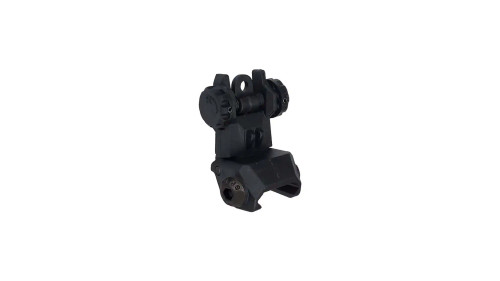 XTS AR-15 Flip-Up Rear Sight Adjustable Elevation Polymer Black