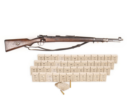 Collectible Portuguese M937A 8mm Mauser Bolt Action Rifle - Overall Surplus Good Condition (13)