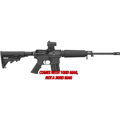 Bushmaster XM-15 QRC with Red Dot 223 Rem,5.56 NATO 16 10+1 Black 6 Position Collapsible Stock