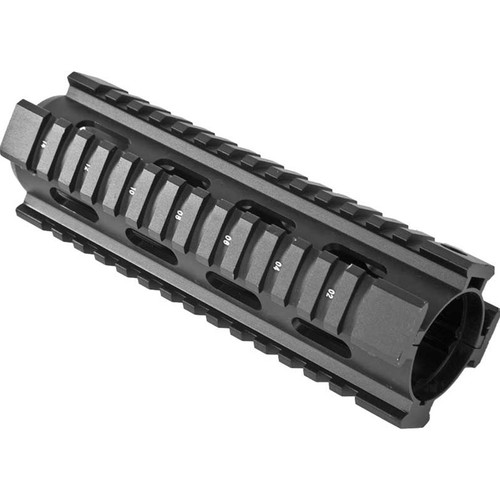 UTG Pro MTU001 Pro Quad Rail Carbine AR-15 Black Hardcoat Anodized Aluminum Picatinny