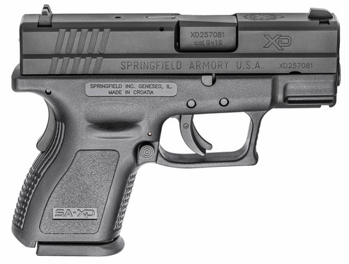 Springfield Armory XDD9801HC XD Defender Sub-Compact 9mm Luger 3 13+1 Black Black Polymer Grip