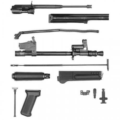 Factory New! PAC AK-47 7.62x39mm Complete Pistol Parts Kit with Populated Original Barrel