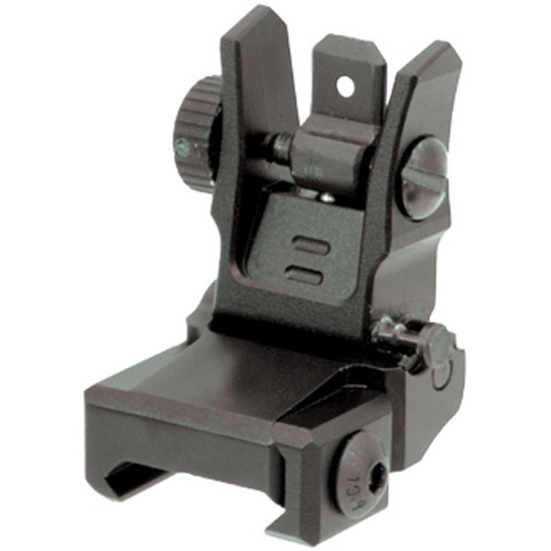 UTG MNT-955 Low Profile Rear Sight AR-15 Black Hardcoat Anodized Folding