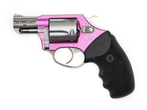 Charter Arms 38 Special Undercover Lite Pink Lady Revolver Single/Double 2 5 Rd Black Rubber Grip Stainless