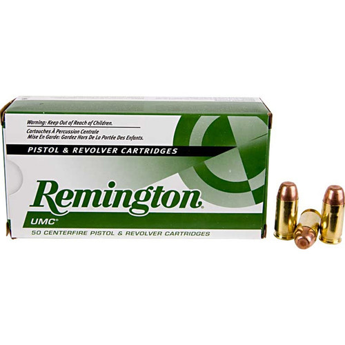 Remington Ammunition L45AP1 UMC  45 ACP 185 gr Metal Case (FMJ) 50 Bx/ 10 Cs